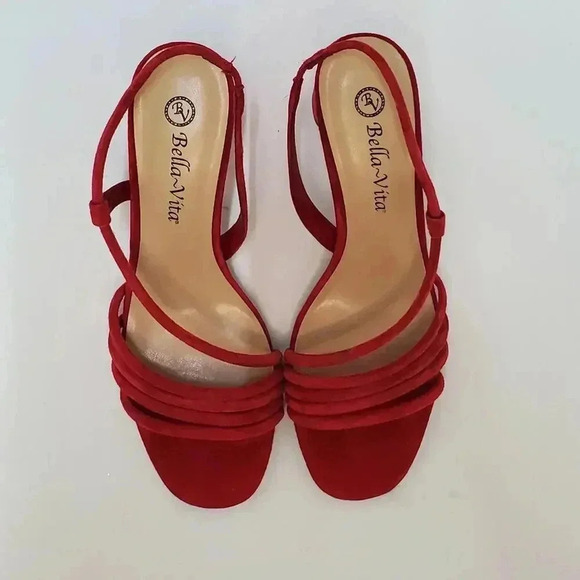 Red Zariah Strappy Slingback Sandal - Picture 7 of 11